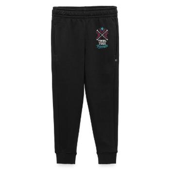 Bâton Twirler Majorette Captain Squad Club - Pantalon de survêtement enfant/adolescent premium - noir - Devant - AI Model Kid Male (0cm)