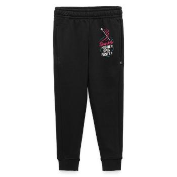 Bâton Twirler Majorette Captain Squad Club - Pantalon de survêtement enfant/adolescent premium - noir - Devant - AI Model Kid Male (0cm)