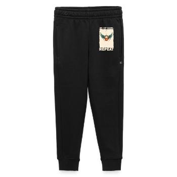 Coffee mug with wings and saying - Kids’/Teens' Premium Sweatpants - black - Front - AI Model Kid Male (0cm)
