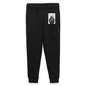 Parrot in Interrogation – Heart Thief - Kids’/Teens' Premium Sweatpants - black - Front - AI Model Kid Male (0cm)
