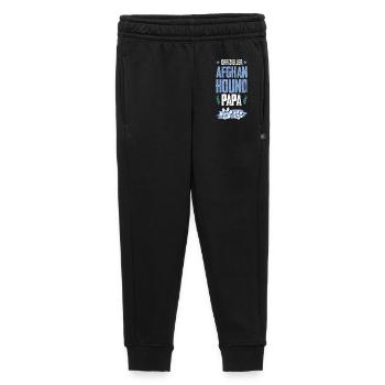 Chien de chasse afghan Chiens Papa - Pantalon de survêtement enfant/adolescent premium - noir - Devant - AI Model Kid Male (0cm)