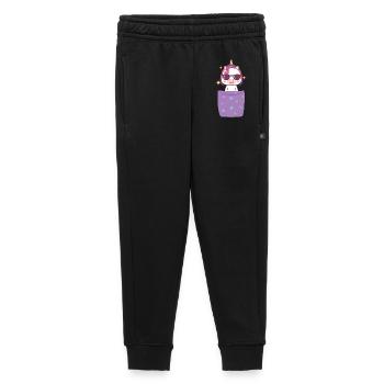 Licorne Chemise Sac Poitrine Cadeau Licorne - Pantalon de survêtement enfant/adolescent premium - noir - Devant - AI Model Kid Male (0cm)