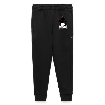 PAS DE CAPITULATION | MASCULIN SPORTIF - Pantalon de survêtement enfant/adolescent premium - noir - Devant - AI Model Kid Male (0cm)