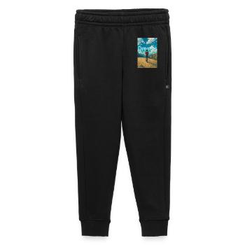 Rêveur en Montagne - Pantalon de survêtement enfant/adolescent premium - noir - Devant - AI Model Kid Male (0cm)