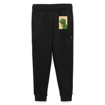 Conception ludique de caricature de dinosaure - Pantalon de survêtement enfant/adolescent premium - noir - Devant - AI Model Kid Male (0cm)