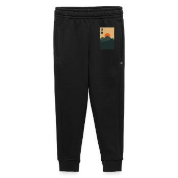Coucher de soleil - Paysage de montagne - Pantalon de survêtement enfant/adolescent premium - noir - Devant - AI Model Kid Male (0cm)