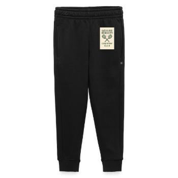 Leisure heights Country Club - Kids’/Teens' Premium Sweatpants - black - Front - AI Model Kid Male (0cm)