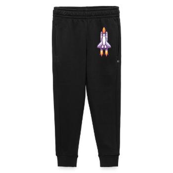 Cosmos Rocket Édition Neon - Pantalon de survêtement enfant/adolescent premium - noir - Devant - AI Model Kid Male (0cm)
