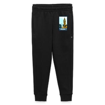 Affiche Illustration Big Ben – Londres, Art Modern - Pantalon de survêtement enfant/adolescent premium - noir - Devant - AI Model Kid Male (0cm)