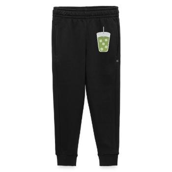 Eisgekühltes Matcha Latte Getränk - Kinder/Teenager Premium Sweathose - Schwarz - Vorne - AI Model Kid Male (0cm)