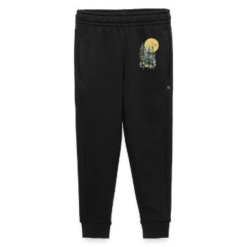 Moonlit Pine Woodland - Kids’/Teens' Premium Sweatpants - black - Front - AI Model Kid Male (0cm)