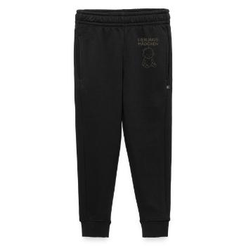 Fille préférée - Motif mignon de petite fille - Pantalon de survêtement enfant/adolescent premium - noir - Devant - AI Model Kid Male (0cm)