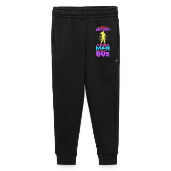 80s grandfather - Kids’/Teens' Premium Sweatpants - black - Front - AI Model Kid Male (0cm)