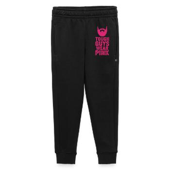 Les durs à cuire portent du rose - Pantalon de survêtement enfant/adolescent premium - noir - Devant - AI Model Kid Male (0cm)
