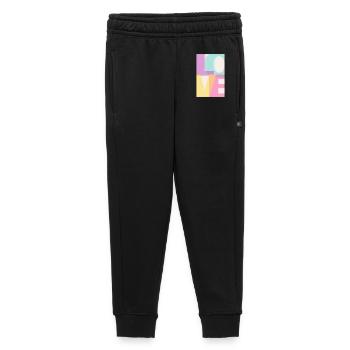 AMOUR Pastel - Pantalon de survêtement enfant/adolescent premium - noir - Devant - AI Model Kid Male (0cm)