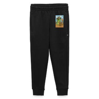 Dino Doni the Pirate – On a Great Treasure Hunt! - Kids’/Teens' Premium Sweatpants - black - Front - AI Model Kid Male (0cm)
