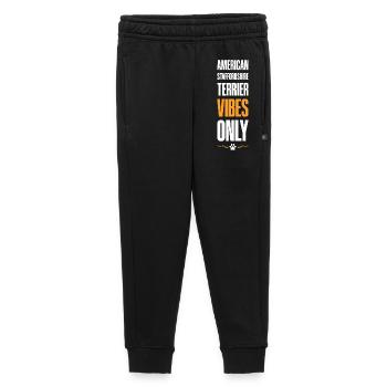 American Staffordshire Terrier - Kids’/Teens' Premium Sweatpants - black - Front - AI Model Kid Male (0cm)
