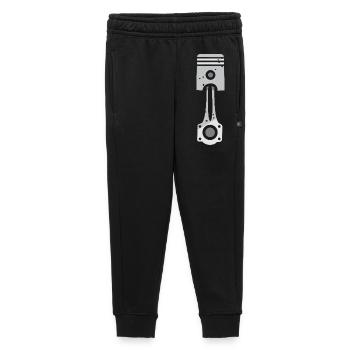 Crossed piston engine design - Kids’/Teens' Premium Sweatpants - black - Front - AI Model Kid Male (0cm)