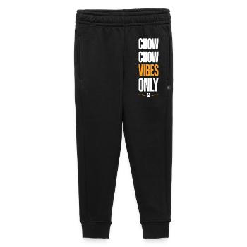 Chow Chow Vibes uniquement - Pantalon de survêtement enfant/adolescent premium - noir - Devant - AI Model Kid Male (0cm)