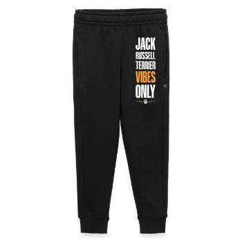 Jack Russell Terrier Vibes - Pantalon de survêtement enfant/adolescent premium - noir - Devant - AI Model Kid Male (0cm)