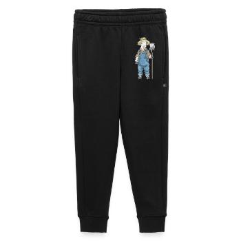 Ferme de pelles d’éleveur de chèvres - Pantalon de survêtement enfant/adolescent premium - noir - Devant - AI Model Kid Male (0cm)