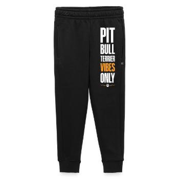 Pitbull Terrier Vibes Only - Kids’/Teens' Premium Sweatpants - black - Front - AI Model Kid Male (0cm)