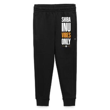 SHIBA INU Vibes uniquement - Pantalon de survêtement enfant/adolescent premium - noir - Devant - AI Model Kid Male (0cm)