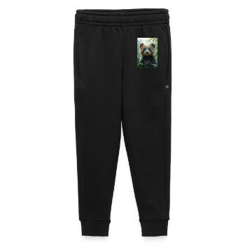 Illustration of a panda - Kids’/Teens' Premium Sweatpants - black - Front - AI Model Kid Male (0cm)