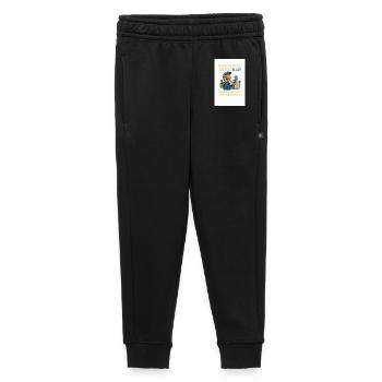 Tired in the morning, blue in the evening - Kids’/Teens' Premium Sweatpants - black - Front - AI Model Kid Male (0cm)