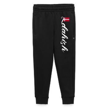 Denmark - Kids’/Teens' Premium Sweatpants - black - Front - AI Model Kid Male (0cm)