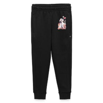 Shih Tzu und Schmetterling - Kinder/Teenager Premium Sweathose - Schwarz - Vorne - AI Model Kid Male (0cm)