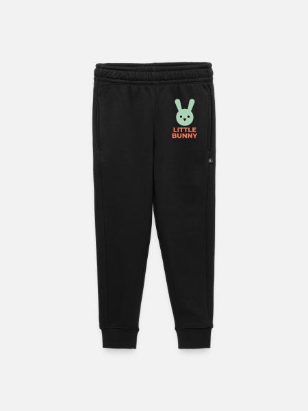 Minze Hase und kleiner Hase Text - Kinder/Teenager Premium Sweathose - Schwarz