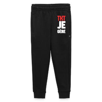 Gift Man Humour Woman Original TKT Je GÈRE - Pantalon de survêtement enfant/adolescent premium - noir - Devant - AI Model Kid Male (0cm)