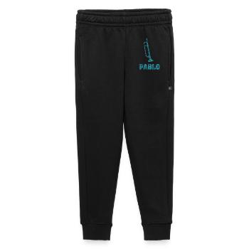 Pablo - Kinder/Teenager Premium Sweathose - Schwarz - Vorne - AI Model Kid Male (0cm)