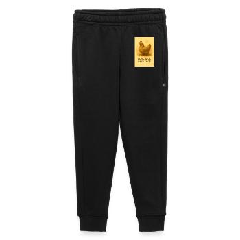 Quiet chicken presence - Kids’/Teens' Premium Sweatpants - black - Front - AI Model Kid Male (0cm)