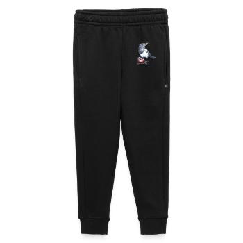 Magpie with Christmas ball - Kids’/Teens' Premium Sweatpants - black - Front - AI Model Kid Male (0cm)