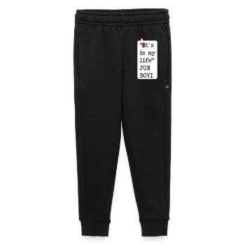 It's is my life – lustiger falscher Spruch-Design - Kinder/Teenager Premium Sweathose - Schwarz - Vorne - AI Model Kid Male (0cm)