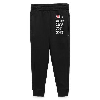 It's is my life – lustiger falscher Spruch-Design - Kinder/Teenager Premium Sweathose - Schwarz - Vorne - AI Model Kid Male (0cm)