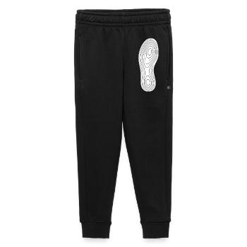Konzentrischer Fußabdruck Sole-Kunst Wandern Camping - Kinder/Teenager Premium Sweathose - Schwarz - Vorne - AI Model Kid Male (0cm)