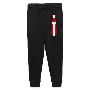 Cravate Danemark – Conception du drapeau - Pantalon de survêtement enfant/adolescent premium - noir - Devant - AI Model Kid Male (0cm)