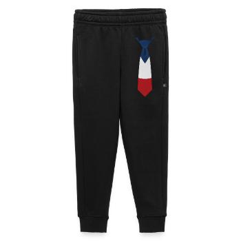 Cravate France – Conception du drapeau - Pantalon de survêtement enfant/adolescent premium - noir - Devant - AI Model Kid Male (0cm)