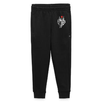 Die rote Sonne und der weiße Wasserfall - Kinder/Teenager Premium Sweathose - Schwarz - Vorne - AI Model Kid Male (0cm)