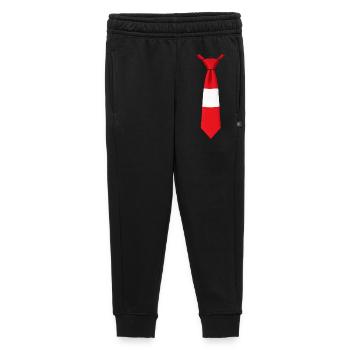 Cravate Lettonie – Conception du drapeau - Pantalon de survêtement enfant/adolescent premium - noir - Devant - AI Model Kid Male (0cm)