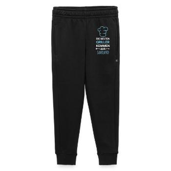The best grillers come from Saarland Design - Kids’/Teens' Premium Sweatpants - black - Front - AI Model Kid Male (0cm)