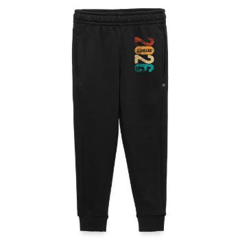 School Child 2026 - School Enrollment - First Grade - Kids’/Teens' Premium Sweatpants - black - Front - AI Model Kid Male (0cm)