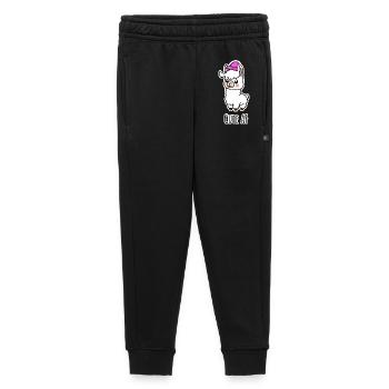 Cute AF Llama Baby or Alpaca - Kids’/Teens' Premium Sweatpants - black - Front - AI Model Kid Male (0cm)