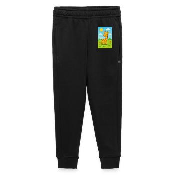 Sonnige Girafe im Kinderwiese - Kinder/Teenager Premium Sweathose - Schwarz - Vorne - AI Model Kid Male (0cm)