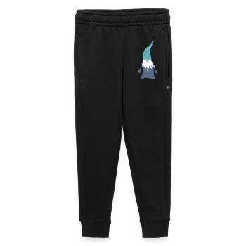 Gnome Dots Points Woodland Gnome Nursery Xmas - Kids’/Teens' Premium Sweatpants - black - Front - AI Model Kid Male (0cm)
