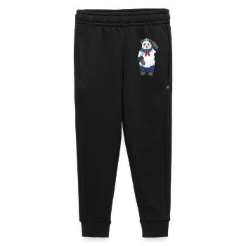 Chapeau de marin panda - Pantalon de survêtement enfant/adolescent premium - noir - Devant - AI Model Kid Male (0cm)