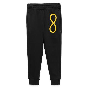 8 - Kinder/Teenager Premium Sweathose - Schwarz - Vorne - AI Model Kid Male (0cm)